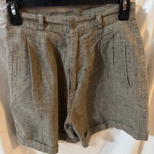 1990s JJ Fargo Tweed Women's Shorts | 55% Ramie, 45% Cotton | Women’s Nine/Ten